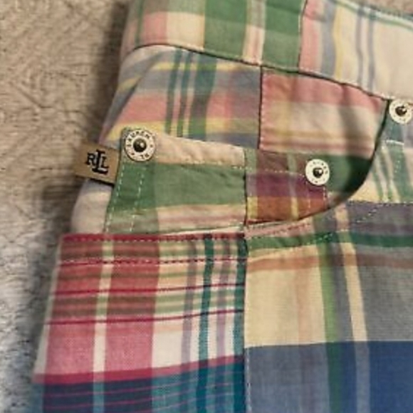 Ralph Lauren patchwork capris. - Picture 3 of 5